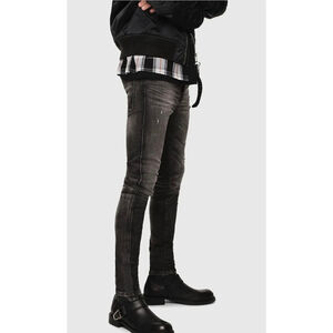 Men's Diesel D-Reeft-T Jeans Gray Size 29 Distressed